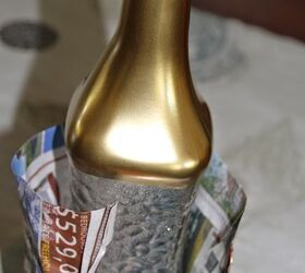 botella reciclada pintmosla de oro