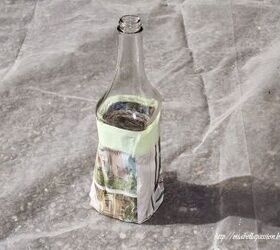 botella reciclada pintmosla de oro