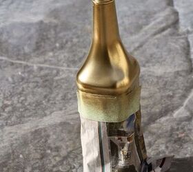 botella reciclada pintmosla de oro