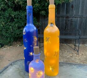 diy botellas espumosas con luces