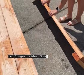 Measure and cut the longest sides