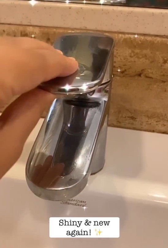 Unwrapping the faucet