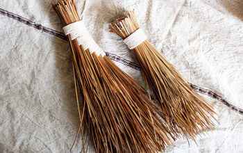 How to Make a Handmade Hearth Broom With Pine Needles
