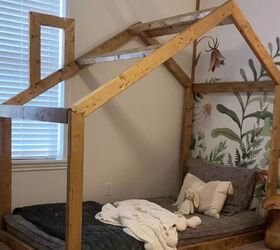 diy house bed, DIY house bed