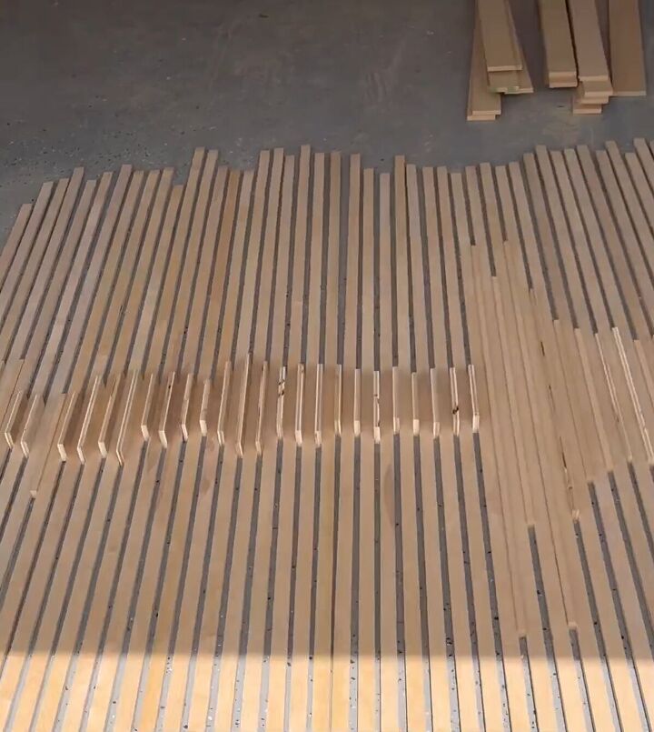 diy slat wall, How to measure and cute the wood slats