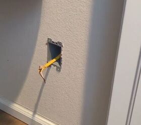 how to add an electrical outlet, Cutting the hole for the outlet