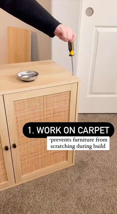 furniture building tips, Building furniture on carpet