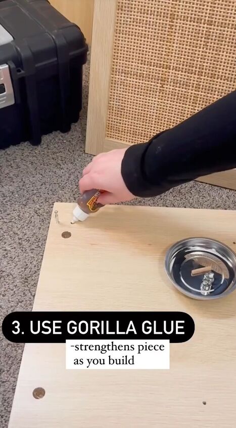 furniture building tips, Using Gorilla Glue when building furniture