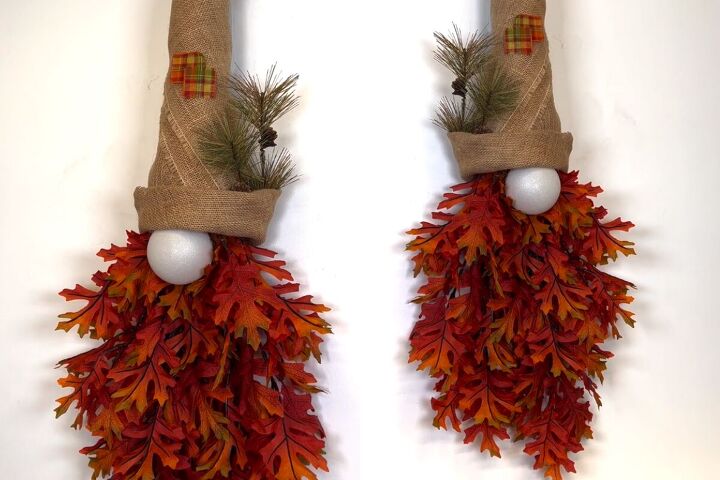 DIY fall gnome wreath