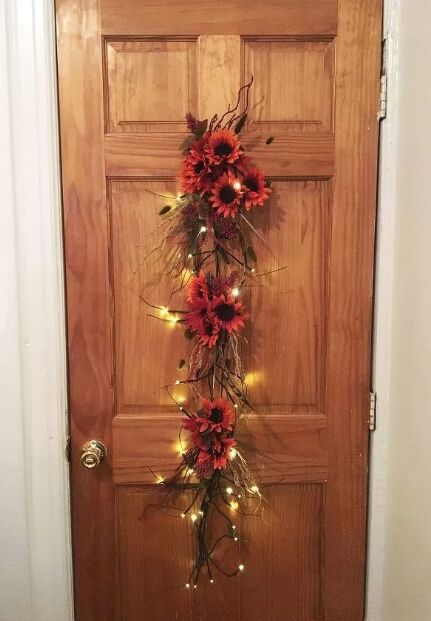 Sunflower door hanger