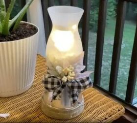 DIY fall lantern