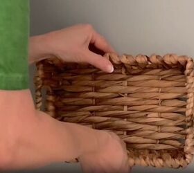 diy hacks for home decor, Hang baskets from a nail in the wall