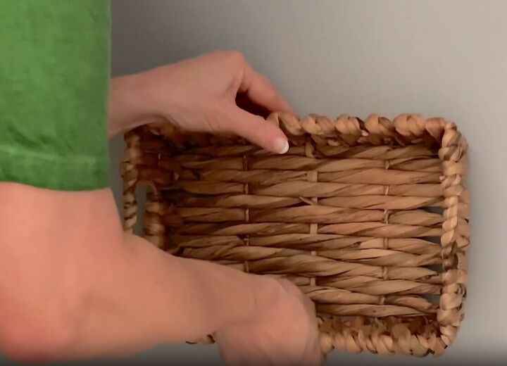 diy hacks for home decor, Hang baskets from a nail in the wall