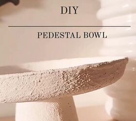 How to Make a Textured DIY Pedestal Bowl With Baking Soda