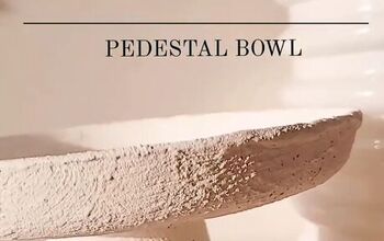 How to Make a Textured DIY Pedestal Bowl With Baking Soda