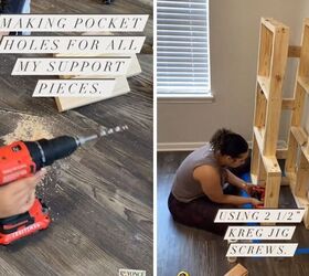 Adding the support pieces