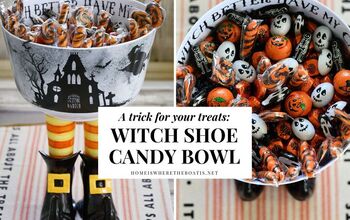 DIY Witch Shoe Candy Bowl
