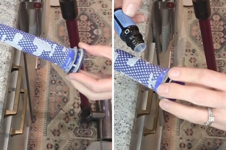 Adding scented oils to the filter