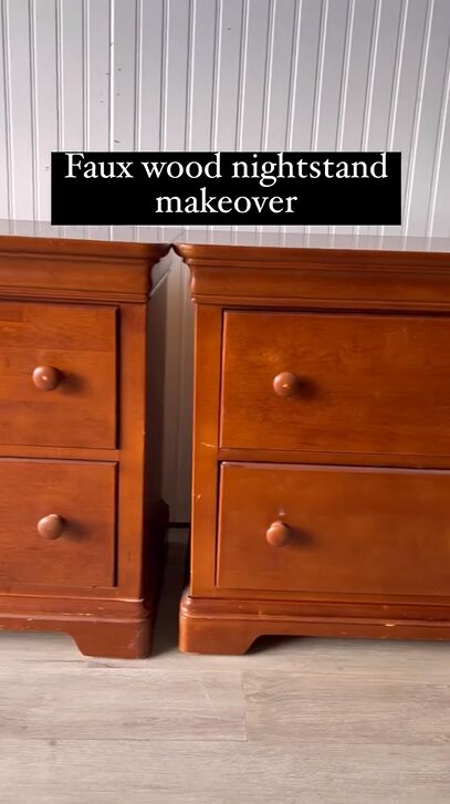Nightstands before the makeover