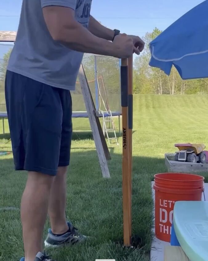 diy privacy screens outdoor, Digging post holes