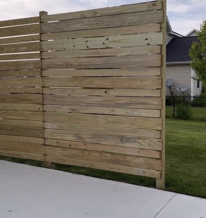 How to Easily Build a DIY Privacy Screen Outdoors Hometalk