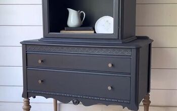 Furniture Flip: How to Replace a Glass Door on a Piece of Furniture