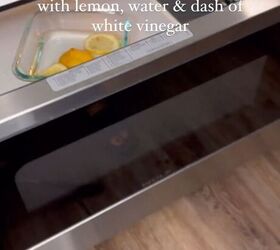 clean with lemon, Using lemon to steam clean a microwave