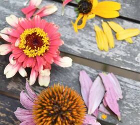 11 sencillos consejos para hacer arreglos florales por ti mismo, Quitando p talos de flores de patio