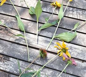 11 sencillos consejos para hacer arreglos florales por ti mismo, Flores de patio cortadas a diferentes longitudes