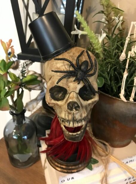 DIY voodoo skull