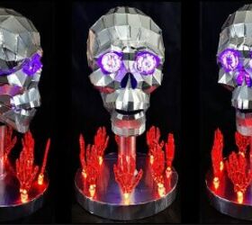 DIY aluminum skull