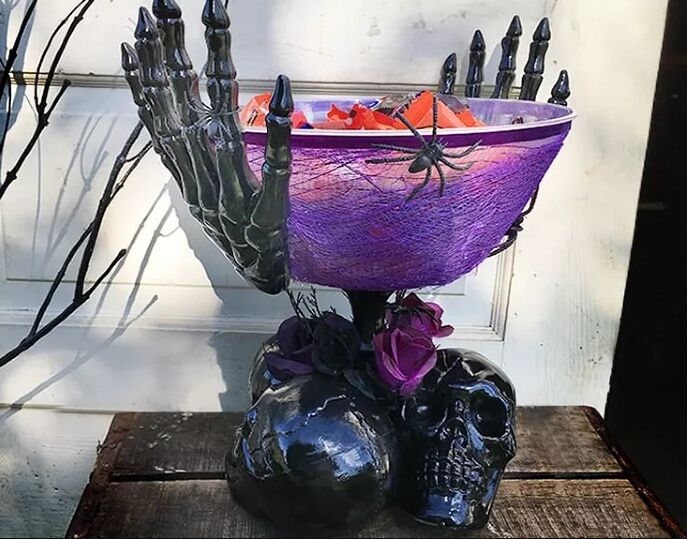 DIY Halloween candy bowl 