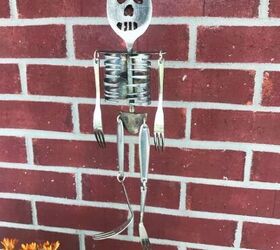 DIY skeleton wind chime
