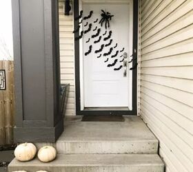 DIY front door bats