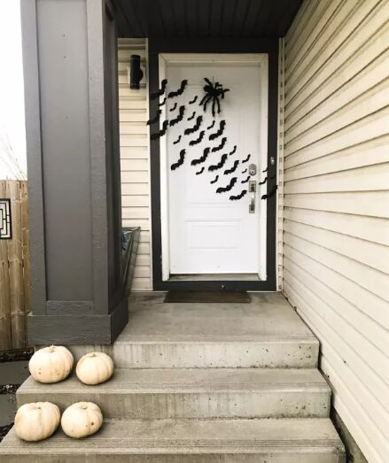 DIY front door bats