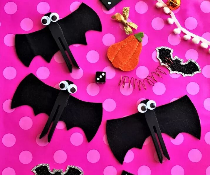 Clothespin bat magnets