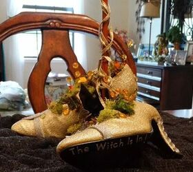Witch shoes centerpiece