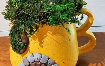 How To Make A DIY Fairy Garden House Using A Coffee Mug