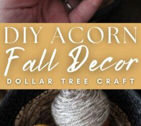 decoracin de otoo con bellotas dollar tree crafts
