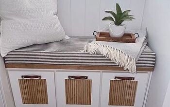 How to Make a Cute DIY Flip-Top Bench For a Hallway Nook