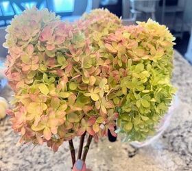 ideas sencillas de centros de mesa con hortensias para finales de verano y otoo, Tallos cortados de hortensia