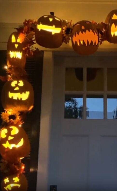Halloween porch decor