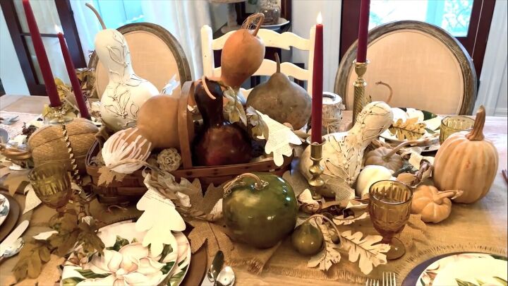 Gourd tablescape