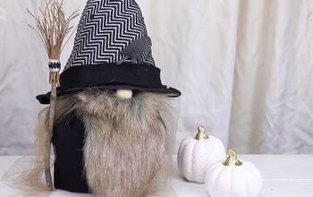 How to Make a Cute DIY Halloween Gnome For Your Decorations