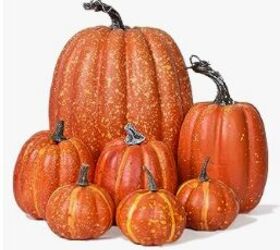 faux pumpkin