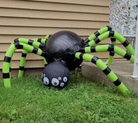 DIY giant spider with bent legs