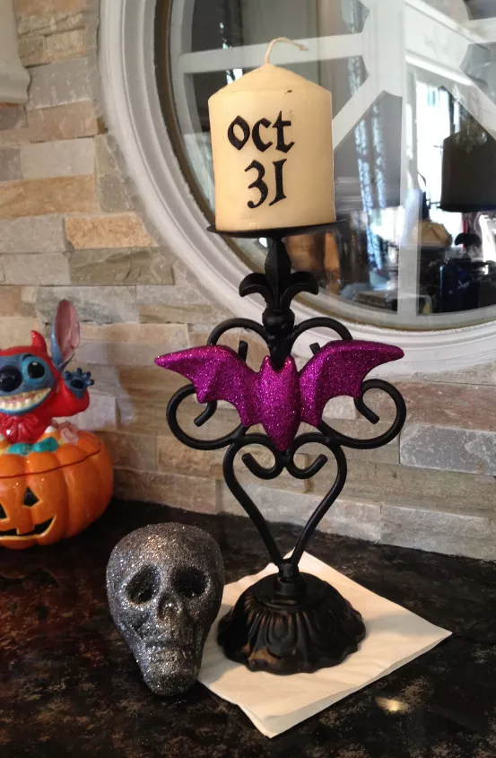 How to Make Gothic Disney Haunted Mansion Inspired Candlesticks