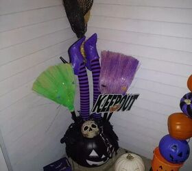How to Create Glittery DIY Halloween Brooms for Your Spooky Setup