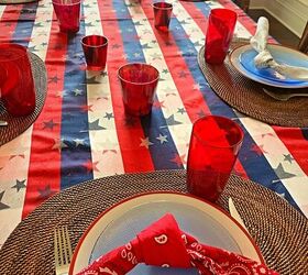 cmo hacer un divertido rojo blanco azul tablescape