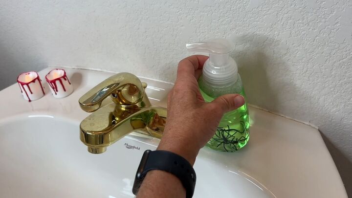 DIY Halloween soap dispenser